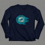 Miami Dolphins The Millennium Falcon Star Wars 9 Long Sleeves.jpg