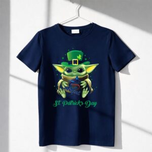 Miami Marlins Baby Yoda St Patrick's Day Shirt