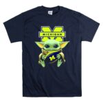 Michigan Wolverines Baby Yoda Football 9 T Shirt 2.jpg