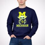Michigan Wolverines Baby Yoda Football Fan Character M 3 Sweatshirt 2.jpg