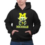 Michigan Wolverines Baby Yoda Football Fan Character M 7 Hoodie 2.jpg