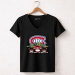 Montreal Canadiens Star Wars Logo Baby Yoda 5 Womens V Neck.jpg