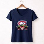 Montreal Canadiens Star Wars Logo Baby Yoda 9 Womens V Neck.jpg