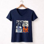 NY Mets Star Wars Darth Vader R2D2 Stormtrooper 9 Womens V Neck.jpg