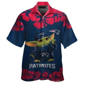 New England Patriots Baby Yoda Floral Hawaiian Shirt 1.jpg