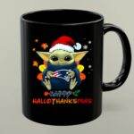 New England Patriots Baby Yoda Happy Hallothanksmas Mug 1.jpg