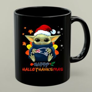 New England Patriots Baby Yoda Happy Hallothanksmas Mug 1.jpg