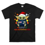 New-England-Patriots-Baby-Yoda-Happy-Hallothanksmas-T-Shirt-6