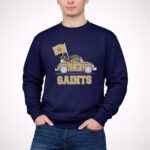 New Orleans Saints Darth Vader Baby Yoda Car Star Wars Driving 3 Sweatshirt.jpg