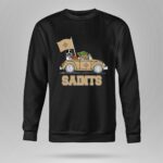 New Orleans Saints Darth Vader Baby Yoda Car Star Wars Driving 8 Sweatshirt.jpg