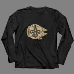 New Orleans Saints The Millennium Falcon Star Wars 4 Long Sleeves.jpg