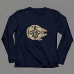 New Orleans Saints The Millennium Falcon Star Wars 9 Long Sleeves.jpg