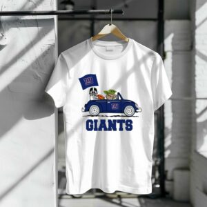 New York Giants Darth Vader Baby Yoda Ny Giants Flag Car Star Wars Shirt