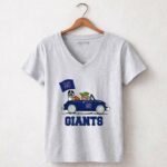 New-York-Giants-Darth-Vader-Baby-Yoda-NY-Giants-Flag-Car-Star-Wars-9-Womens-V-Neck