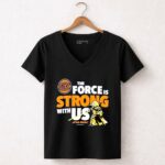 New York Knicks Yoda The Force Is Strong With Us 5 Womens V Neck.jpg