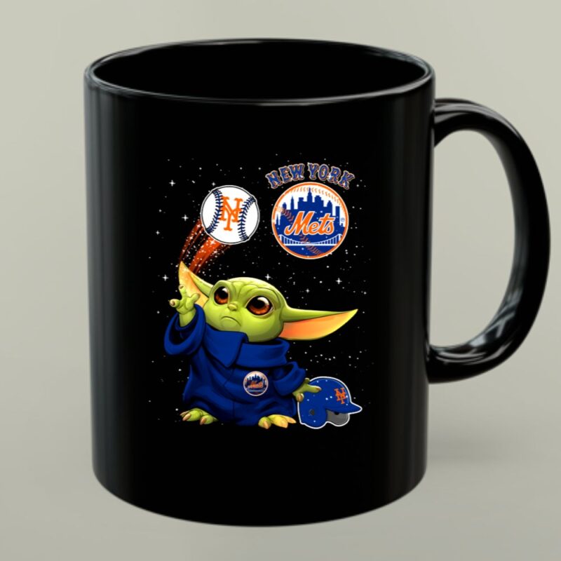 New York Mets Baby Yoda Baseball Star Wars Fans 1 mug.jpg