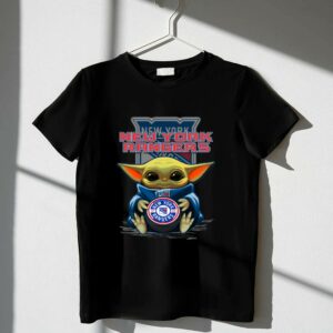 New York Rangers Baby Yoda Holding Hockey Puck 1 T Shirt.jpg