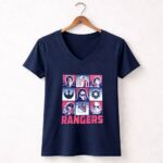 New York Rangers Darth Vader Han Solo Stormtroopers Chewbacca R2D2 and Luke Skywalker Empire 9 Womens V Neck.jpg