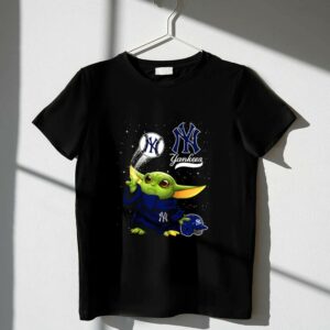 New York Yankees Baby Grogu Baseball Team Star Wars Crossover Shirt
