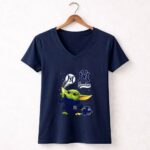 New-York-Yankees-Baby-Grogu-Baseball-Team-Star-Wars-Crossover-9-Womens-V-Neck