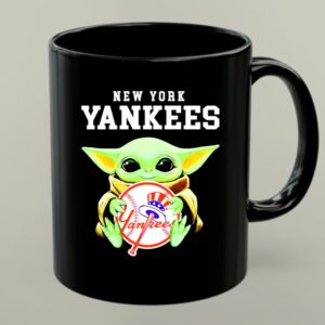 New York Yankees Baby Yoda Holding Team Baseball Emblem 1 mug.jpg