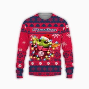 New York Yankees Baby Yoda Star Wars Ugly Christmas Sweater 1.jpg