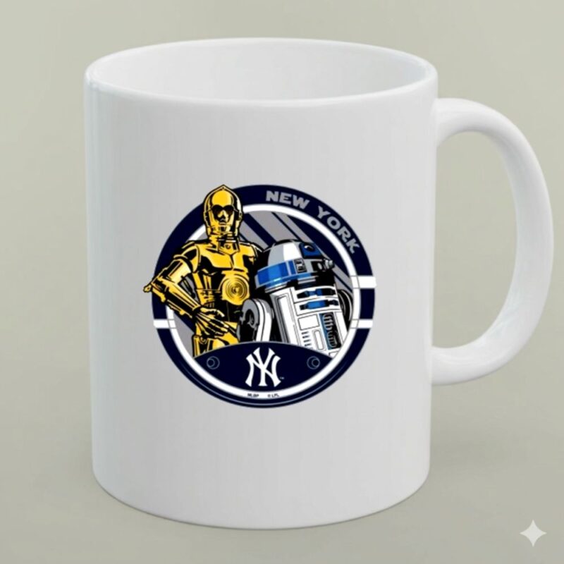 New York Yankees Star Wars R2 D2 and C 3PO 1 mug.jpg