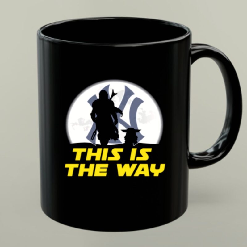 New York Yankees Star Wars Yoda And Mandalorian This Is The Way 1 mug.jpg