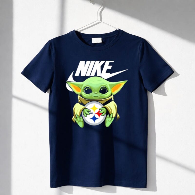 Nike Baby Yoda Steelers 1 T Shirt