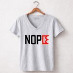 No Kings In American 9 Womens V Neck.jpg