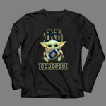 Notre Dame Fighting Irish Nd Baby Yoda Football Irish 4 Long Sleeves 1.jpg