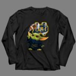 Notre Dame Irish Baby Yoda Football Lightning 4 Long Sleeves 1.jpg