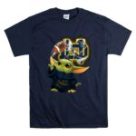 Notre Dame Irish Baby Yoda Football Lightning 9 T Shirt 1.jpg