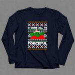 O Come All Ye Forceful Christmas Santa Hat Yoda Star Wars Ugly 9 Long Sleeves.jpg