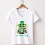 Oakland-Athletics-Baby-Yoda-St-Patricks-Day-5-Womens-V-Neck