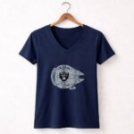 Oakland-Raiders-The-Millennium-Falcon-Star-Wars-9-Womens-V-Neck