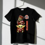 Ohio State Buckeyes Baby Groot And Baby Yoda Football 1 T Shirt.jpg