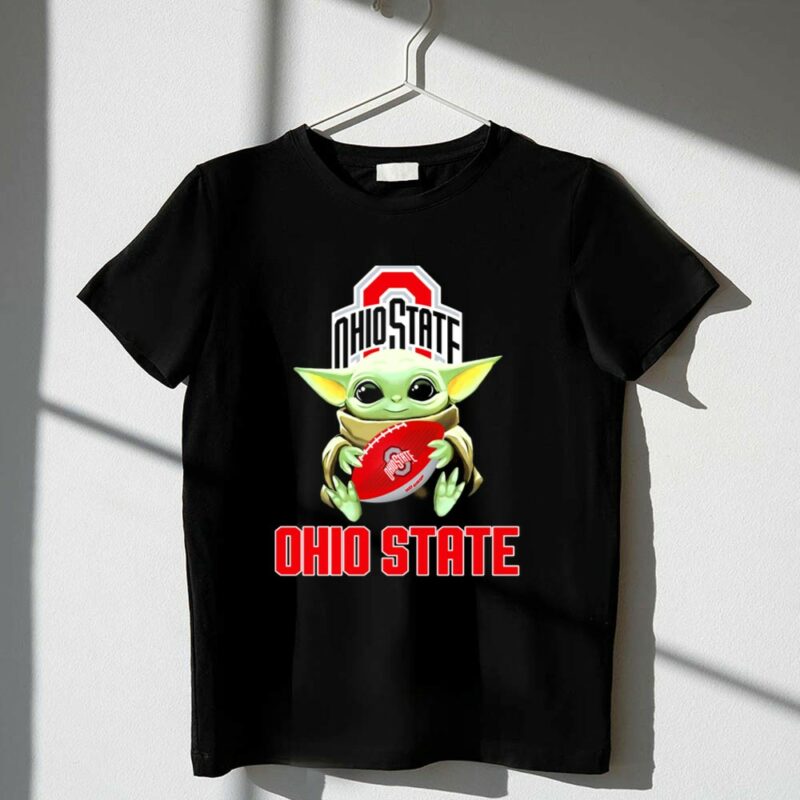 Ohio State Buckeyes Baby Yoda Football Fan 1 T Shirt.jpg