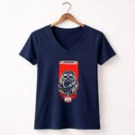 Ohio State Buckeyes Chewbacca Star Wars 9 Womens V Neck.jpg