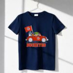 Ohio State Buckeyes Darth Vader Baby Yoda Driving Star Wars Car with Flag 6 T Shirt.jpg