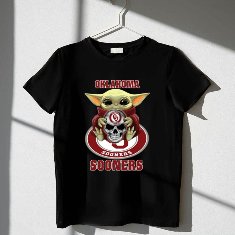 Oklahoma Sooners Baby Yoda Holding Skull 1 T Shirt 1.jpg