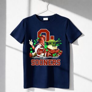 Oklahoma Sooners Leprechauns Gnomes Baby Yoda Football Shirt