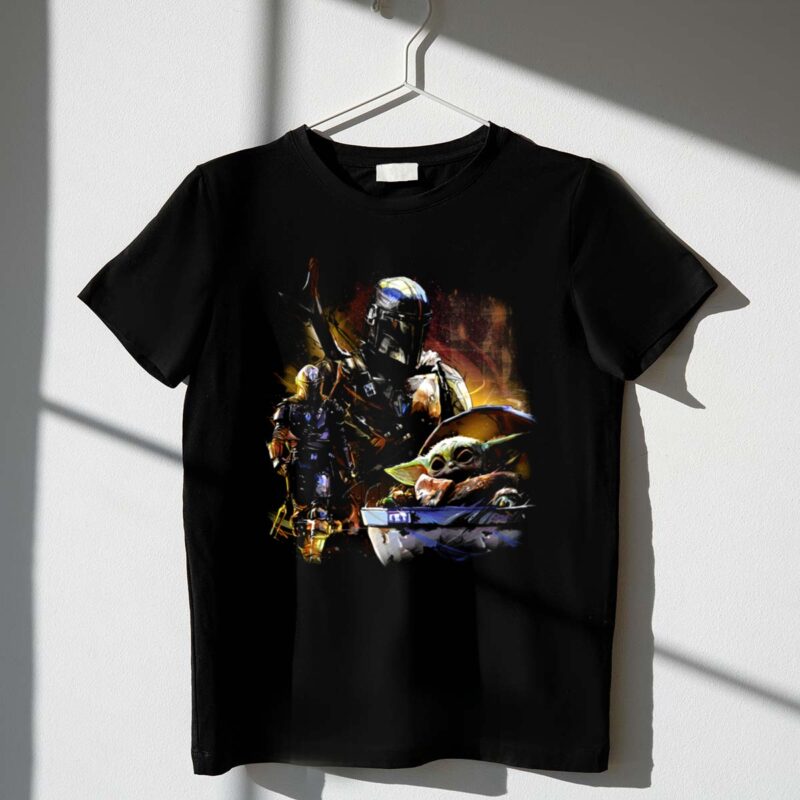 Only Today Mandalorian And Grogu Star Wars Art 1 T Shirt.jpg