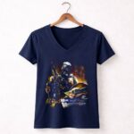 Only Today Mandalorian And Grogu Star Wars Art 5 Womens V Neck.jpg