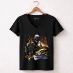 Only Today Mandalorian And Grogu Star Wars Art 7 Womens V Neck.jpg
