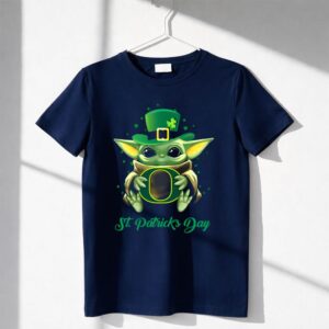 Oregon Ducks Baby Yoda St Patrick's Day Shirt