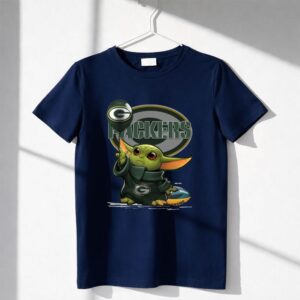 Packers Green Bay Baby Yoda Football Fan Shirt