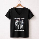 Party20Dont20Begin20Until20I20Walk20In20Darth20Vader20Santa20Stormtroopers20Star20Wars 5 Womens V Neck.jpg