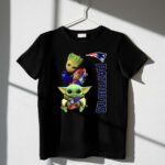 Patriots-Groot-and-Baby-Yoda-with-New-England-Football-1-T-Shirt