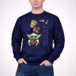 Patriots-Groot-and-Baby-Yoda-with-New-England-Football-3-Sweatshirt